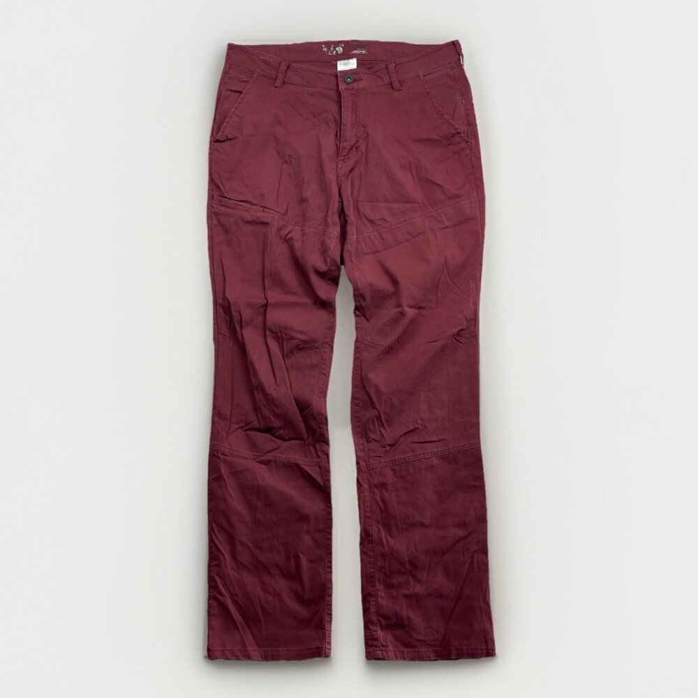 Mountain Hardwear Outdoor Hiking Pants Mens Size 32/42 Red Camping Nature